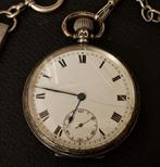 H. Williamson Ltd. - Zilveren zakhorloge met ketting -, Sieraden, Tassen en Uiterlijk, Horloges | Heren, Nieuw