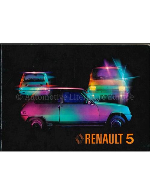 1971 RENAULT 5 INSTRUCTIEBOEKJE DUITS, Auto diversen, Handleidingen en Instructieboekjes