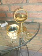plantin - Olielamp (3) - kaart loup - Messing - Kaart loup ,, Antiek en Kunst