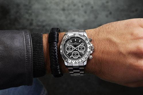 Herenhorloge Cargo en leren armband van Rotorcraft, Sieraden, Tassen en Uiterlijk, Horloges | Heren, Nieuw