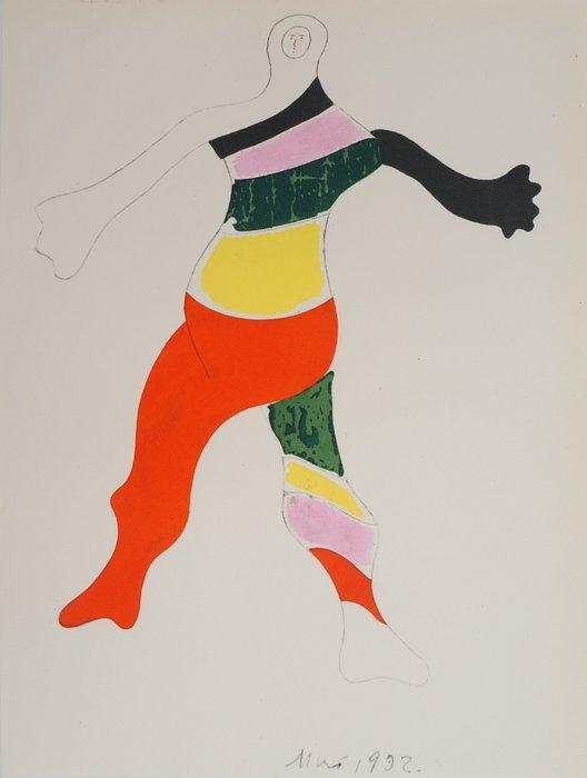 Joan Miro (1893-1983) - Danseur coloré : Fou du roi, Antiek en Kunst, Antiek | Overige Antiek