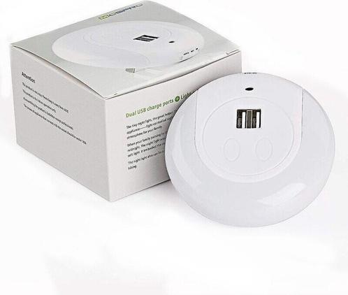 [2x stuks] MOSPRO - LED nachtlamp, Huis en Inrichting, Lampen | Losse lampen, Verzenden