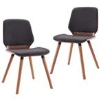 Eetkamerstoelen Grijs (2 st) - Retourdeal - 53% Korting!, Huis en Inrichting, Stoelen, Ophalen of Verzenden, Nieuw, Grijs, Twee