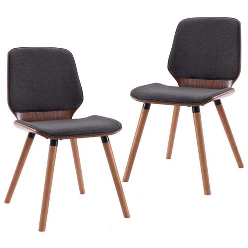 Eetkamerstoelen Grijs (2 st) - Retourdeal - 53% Korting!, Huis en Inrichting, Stoelen, Twee, Grijs, Nieuw, Ophalen of Verzenden