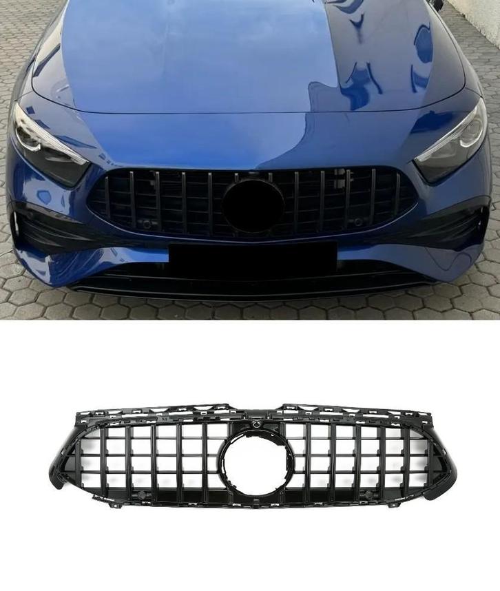 Grill voor Mercedes A-Klasse W177 2023-2025 | glans zwart, Auto diversen, Tuning en Styling