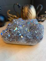 Amethist met angel aura coating (Rust, bescherming ), Ophalen of Verzenden, Mineraal