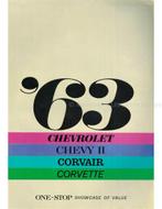 1963 CHEVROLET PROGRAMMA BROCHURE ENGELS (VS), Boeken, Auto's | Folders en Tijdschriften, Nieuw, Chevrolet, Author