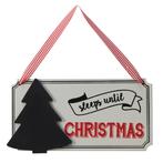 Hangbord Sleeps Until Christmas 21,5cm, Verzenden, Nieuw