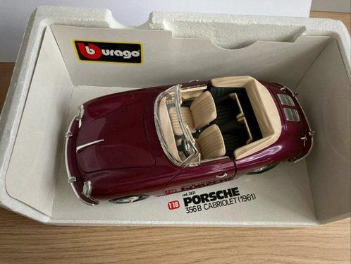 Bburago 1:18 - Modelauto - Porsche 356B Cabriolet (1961), Hobby en Vrije tijd, Modelauto's | 1:5 tot 1:12