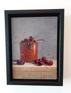 Hans Habraken (1946) - Ketel met kersen, Antiek en Kunst, Kunst | Schilderijen | Klassiek