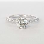 Verlovingsring - 18 karaat Witgoud - 1.05ct. tw. Diamant