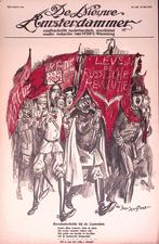 Spotprent Communistische revolutionaire stemming slaat ov..., Antiek en Kunst, Verzenden