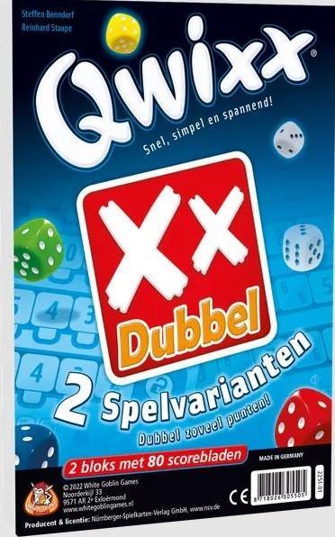 Qwixx - Dubbel Scorebloks | White Goblin Games -, Hobby en Vrije tijd, Gezelschapsspellen | Bordspellen, Nieuw, Verzenden