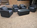 Showroommodel Mambo stoel-stoel XL loungeset 5-delig, Ophalen of Verzenden, Nieuw