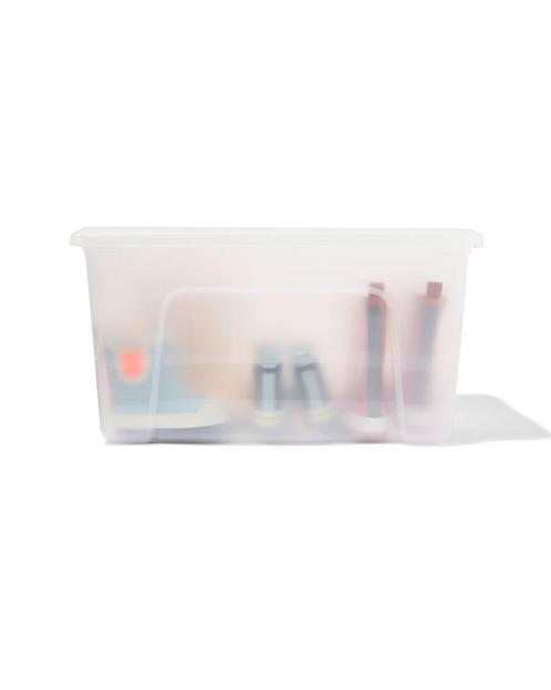 HEMA Opbergbox Tokyo transparant 45L recycled, Huis en Inrichting, Kasten | Overige, Nieuw, Verzenden