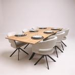 Tafel Rechthoekig Eikenhout  Matrix  180x90, Huis en Inrichting, Tafels | Eettafels, Nieuw