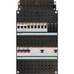 ABB groepenkast 3-fase, 6 groepen, 2 Aardlekschakelaars 4-P,, Doe-het-zelf en Verbouw, Elektra en Kabels, Ophalen of Verzenden