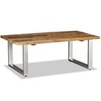 vidaXL Salontafel 100x60x38 cm massief gerecycled hout, 100 tot 150 cm, Verzenden, Nieuw, 50 tot 100 cm