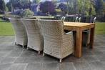 Darwin Krista dining tuinset 240x100xH77,5 cm 7-delig wit, Tuin en Terras, Ophalen of Verzenden, Nieuw