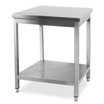 HCB Basic-line Werktafel - 70 x 70 x 85 cm - RVS, Verzenden, Nieuw in verpakking, RVS Meubilair