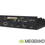 LogiLink UA0341 geheugenkaartlezer Intern Zwart SATA, Verzenden, Nieuw, Logilink
