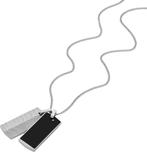 Fossil JF04565040 Heren Collier - Zilverkleurig, Verzenden, Zo goed als nieuw