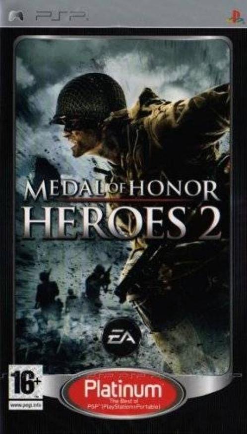 Medal of Honor Heroes 2 (platinum) (Sony PSP), Spelcomputers en Games, Games | Sony PlayStation Portable, Gebruikt, Vanaf 12 jaar