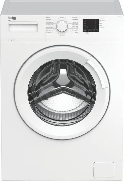 Beko Wtk84011w Wasmachine 8kg 1400t, Witgoed en Apparatuur, Wasmachines, Voorlader, 85 tot 90 cm, Ophalen of Verzenden