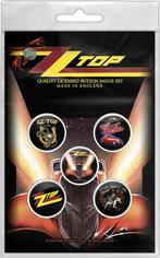 ZZ Top Eliminator - Button - 5-pack officiële merchandise, Verzamelen, Ophalen of Verzenden, Nieuw, Kleding