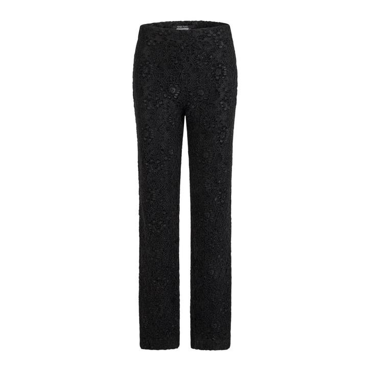 Marc Aurel • zwarte kanten broek • 36, Kleding | Dames, Broeken en Pantalons, Zwart, Nieuw, Maat 36 (S), Verzenden