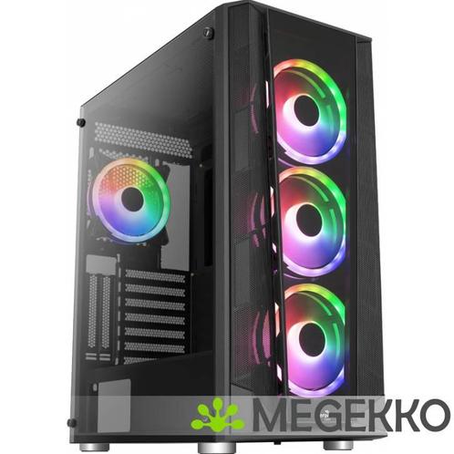 Aerocool Prism ARGB Zwart, Computers en Software, Computerbehuizingen, Nieuw, Verzenden