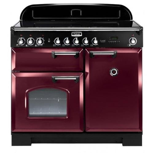 €3099 Falcon Classic 90 Range-fornuis Gaskookplaat Zwart A, Witgoed en Apparatuur, Fornuizen, Vrijstaand, Gas, Energieklasse A of zuiniger