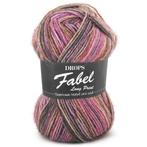 DROPS Fabel Long Print - 655 wooden rose - Wol Garen, Hobby en Vrije tijd, Breien en Haken, Ophalen of Verzenden, Nieuw