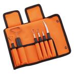 Triangle 6-delige RVS Decoreerset in Roletui – Vaatwasser., Ophalen of Verzenden, Nieuw