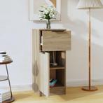 vidaXL Dressoir 30x30x70 cm bewerkt hout sonoma eikenkleurig, Huis en Inrichting, Kasten | Dressoirs, Minder dan 50 cm, Verzenden