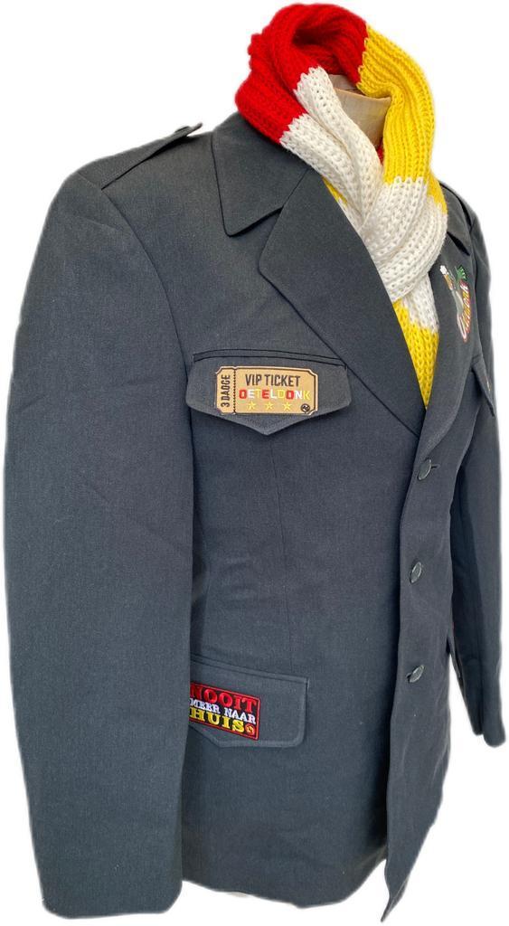 Oeteldonkjas man incl. emblemen 49,99, Kleding | Heren, Carnavalskleding en Feestkleding, Carnaval, Nieuw, Kleding, Verzenden