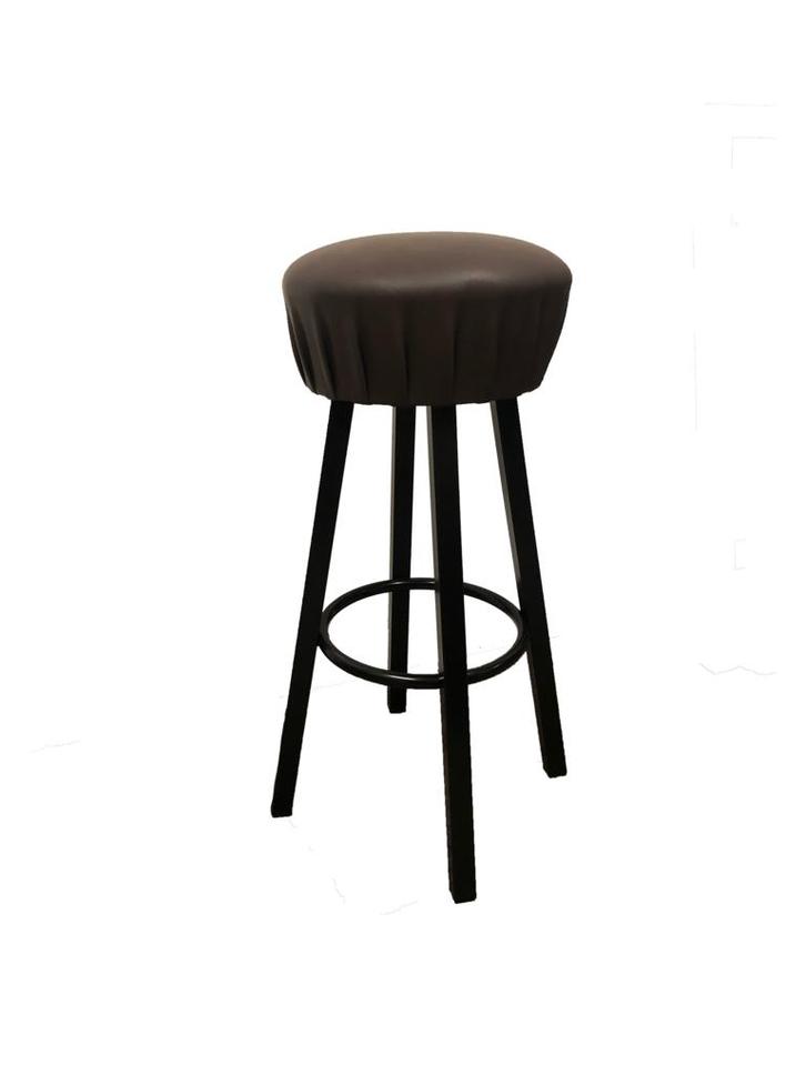 Barkruk Gezellig Donkerbruin - Vintage/Café, Huis en Inrichting, Barkrukken, Ophalen