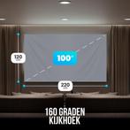 2dekans | Strex - Beamerscherm - 100 Inch -160° Kijkhoek -, Audio, Tv en Foto, Home Cinema-sets, Ophalen of Verzenden, Zo goed als nieuw