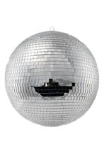 Discobal Ø 60 cm Professioneel Discobol Groot Zilver Spiegel, Ophalen of Verzenden, Nieuw, Feestartikel, Carnaval