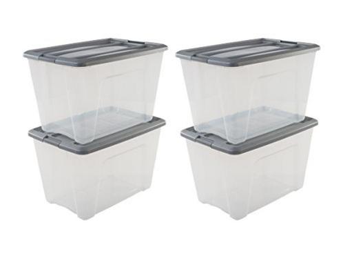 IRIS New Topbox opbergbox - 60L - Kunststof -, Huis en Inrichting, Woonaccessoires | Overige, Zo goed als nieuw, Verzenden