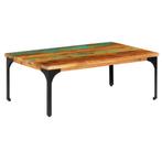 vidaXL Salontafel 100x60x35 cm massief gerecycled hout, 100 tot 150 cm, Verzenden, Nieuw, 50 tot 100 cm