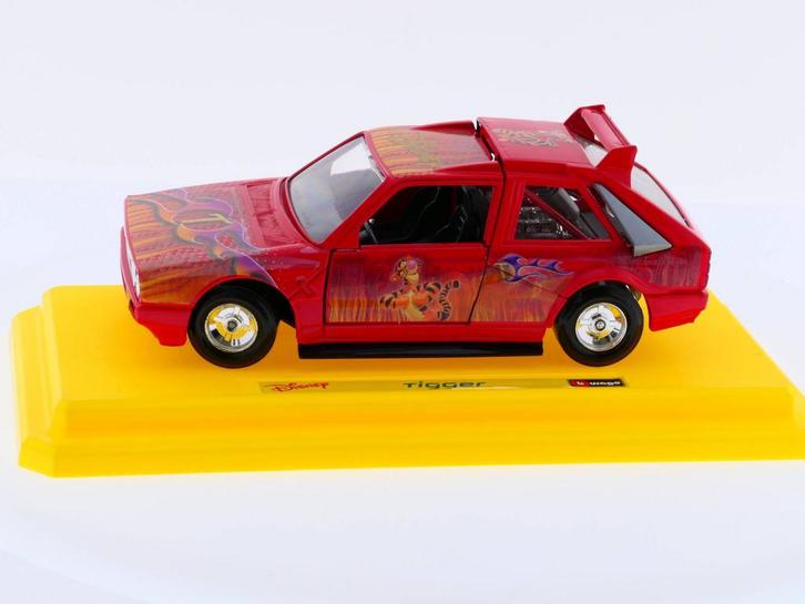 Schaal 1:24 Bburago Lancia Delta S4 Tigger Disney Collect..., Hobby en Vrije tijd, Modelauto's | 1:24, Gebruikt, Bburago, Ophalen of Verzenden