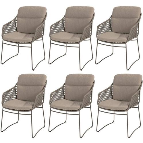 Moretti hoge rug dining tuinstoel terre 4 Seasons Outdoor, Tuin en Terras, Tuinstoelen, Nieuw, Ophalen of Verzenden