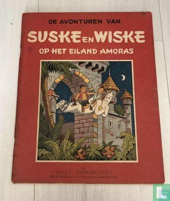 Suske en Wiske op het eiland Amoras - 1951, Boeken, Stripboeken, Gelezen, Eén stripboek, Verzenden