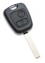 Peugeot 107 (2005-2014) sleutel, 2 knop remote, Ophalen, Nieuw