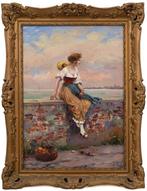 Eugen Alfons von Blaas (1843-1931), after - A Pensive Moment