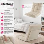 2dekans | tectake® Relaxstoel XXL – Opvouwbare Vloerstoel –, Huis en Inrichting, Fauteuils, Ophalen of Verzenden, Zo goed als nieuw