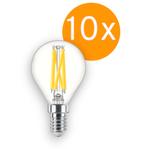 10 stuks Philips LED Kogellamp E14 5.9W/927-922 806lm Hel..., Ophalen of Verzenden, Nieuw