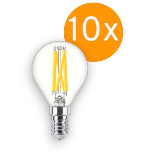 10 stuks Philips LED Kogellamp E14 5.9W/927-922 806lm Hel..., Huis en Inrichting, Lampen | Overige, Nieuw, Ophalen of Verzenden