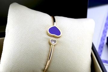 Chopard Happy Hearts Lapis Lazuli Diamant Rosegoud Armband